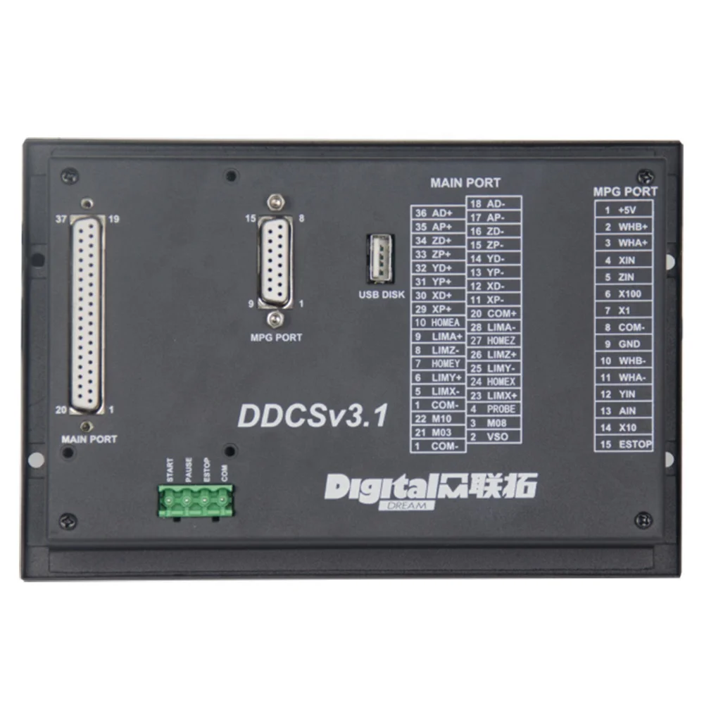 
Digital Dream DDCS3 V3.1 3 Axis Standalone/Offline CNC Motion Controller for CNC Router Milling Machine Updated from DDCS V2.1 