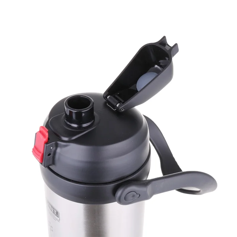 

gint durable outdoor kettle custom logo wholesale hiking camping handle stainless steel flask vacuum flask, Customized color