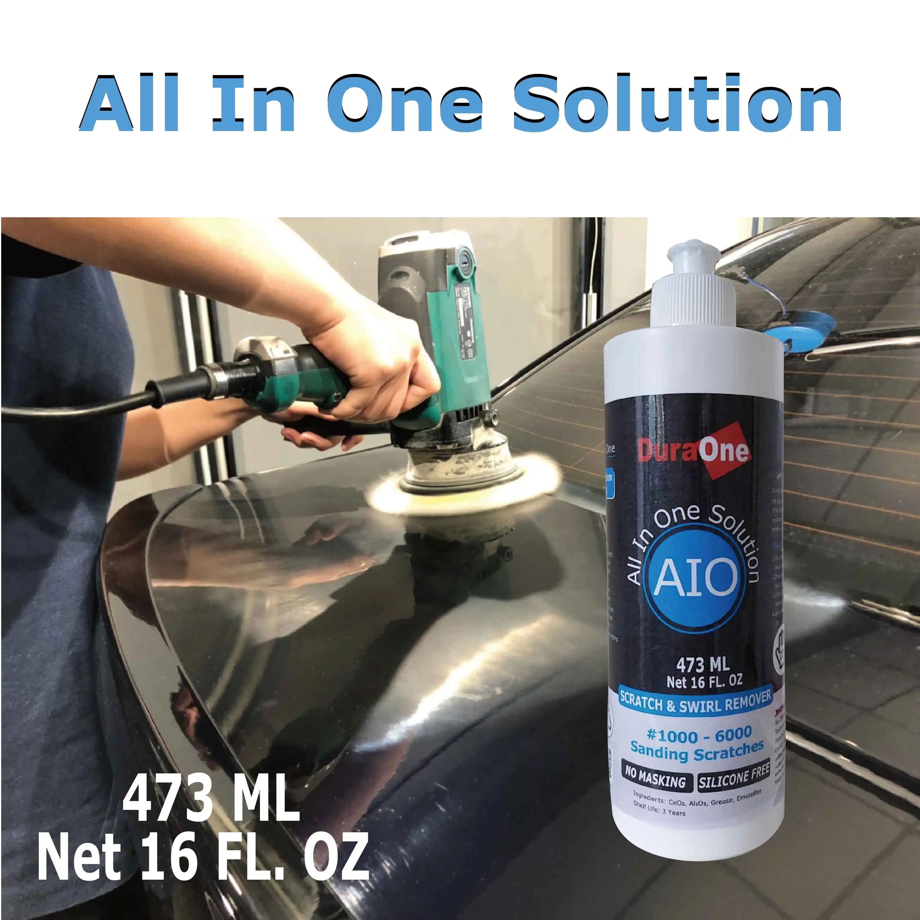 Custom Taiwan One Step Car Polishing Compound Scratches Remover Heavy