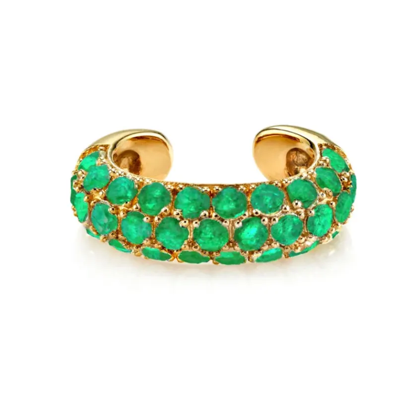 

wholesale ins S925 sterling silver hot sale colored diamond personality creative moon earrings jewelry