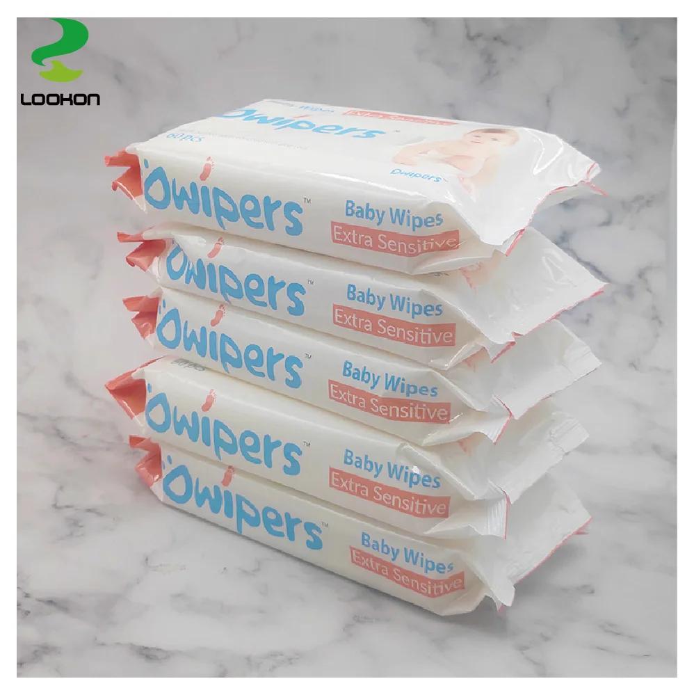 

Lookon private label water wipes babies 99.9 pure newborns water baby wipes single pack water based wipes non alcohol