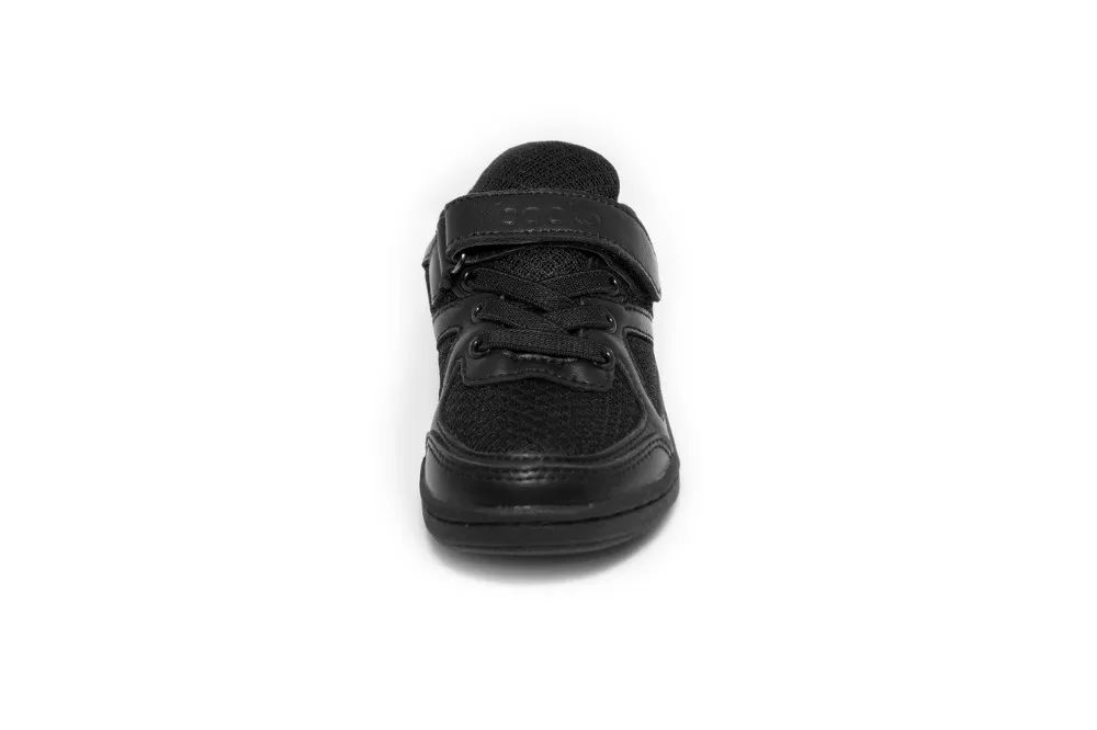 nike black leather school shoes