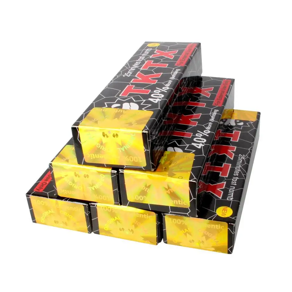 

Hadiyah Wholesale Original tktx Gold Black 40% Tattoo-Cream for Operation Piercing-Semi Eyebrow Lip Permanent Makeup