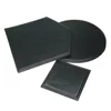 Black Leather Coasters Faux Leather Mouse Pad