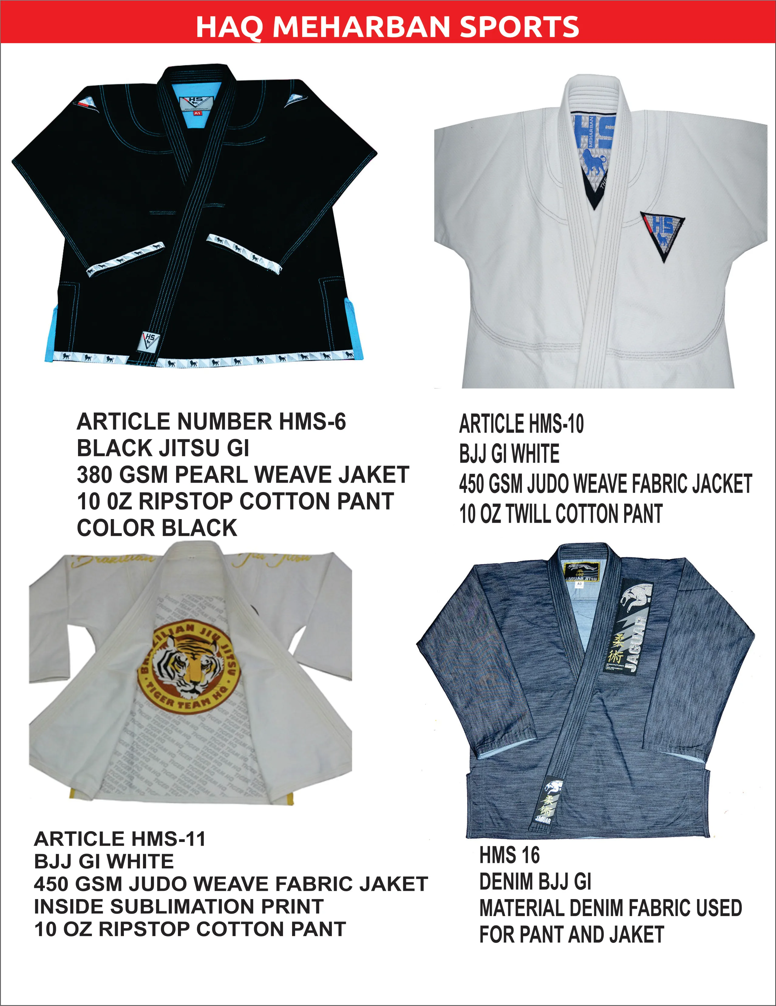 Brazilian Jiu Jitsu Gi 100cotton Professionals Bjj Uniform Light