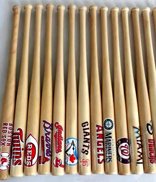 

customized logo wood baseball bat 34inch adult bat