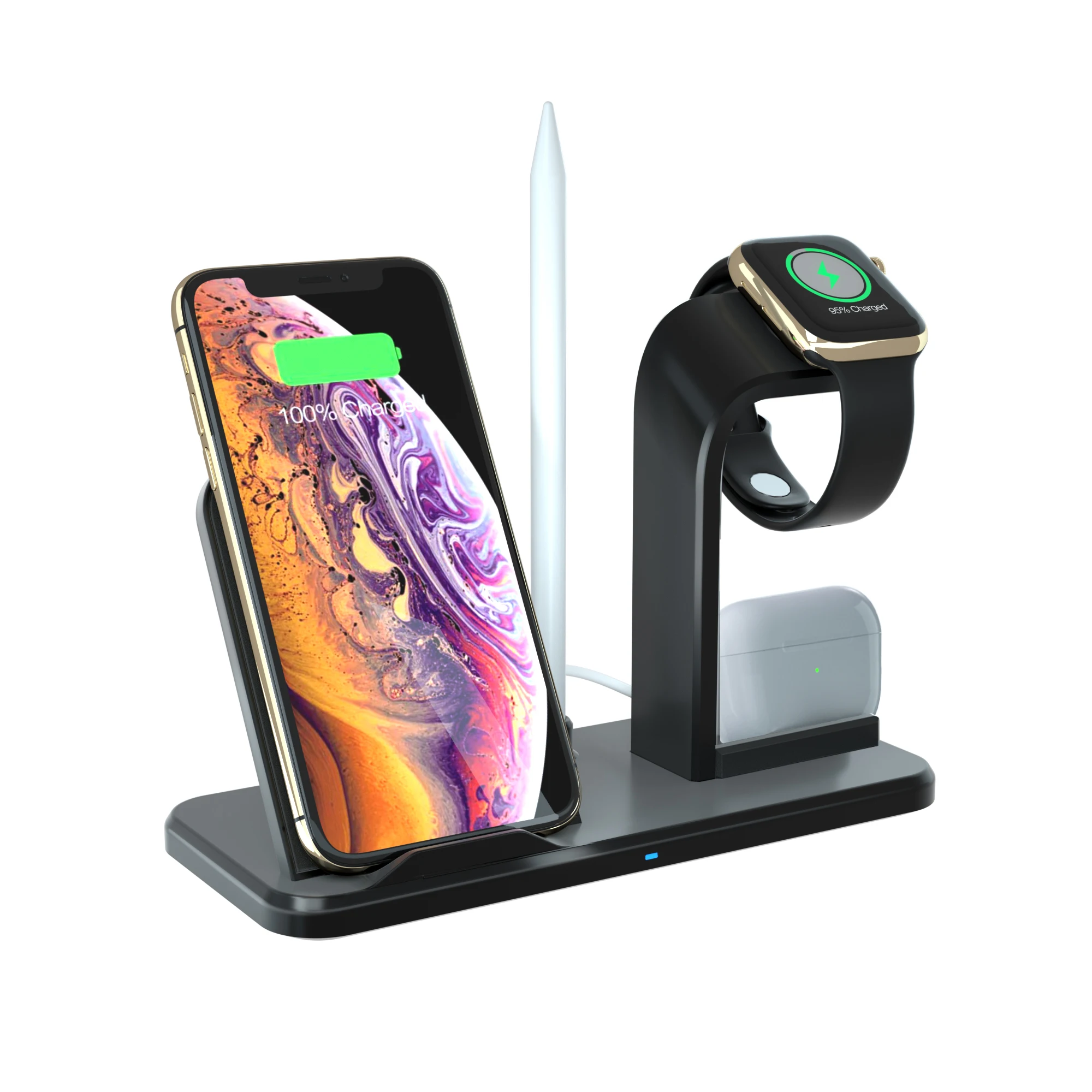 

How selling Fast 10W Wireless Charger Stand for Phone Watch earphone