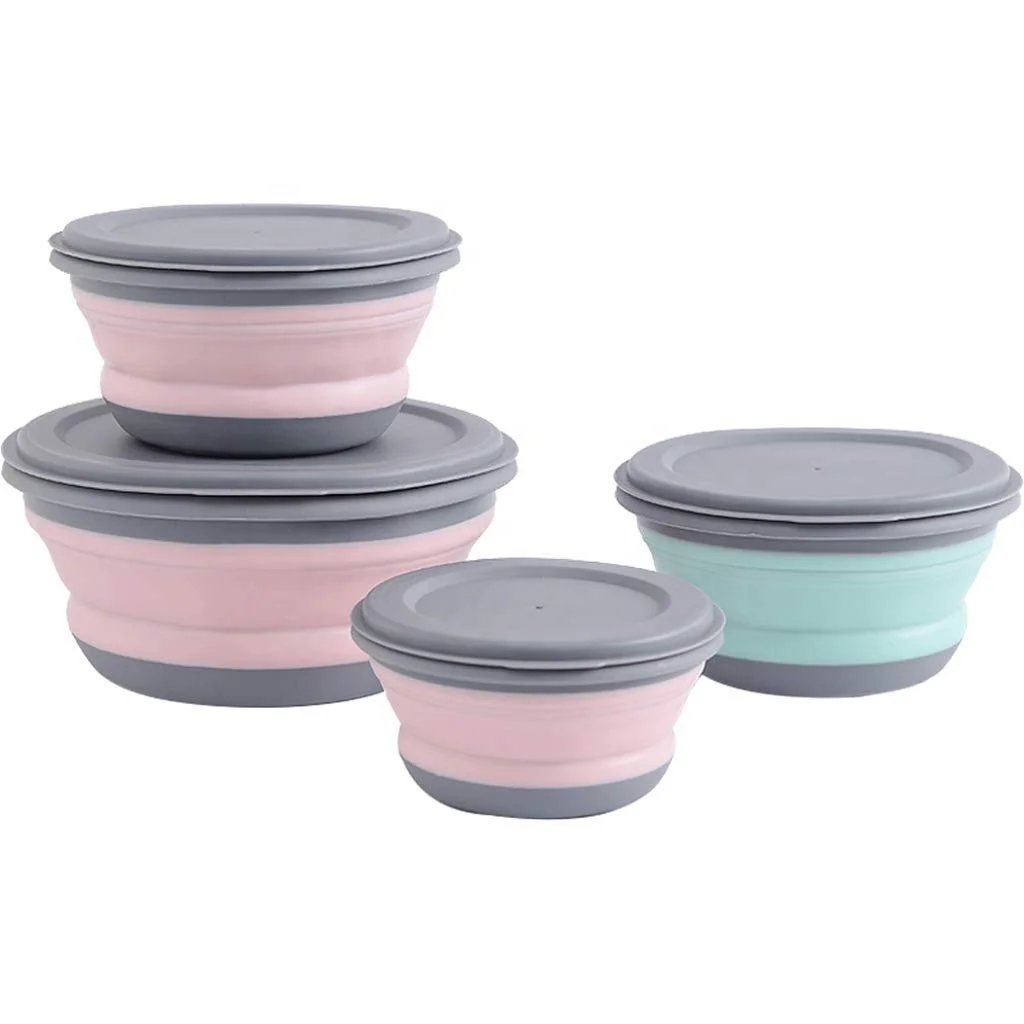 

DLSEALS High quality small silicone bowl with lid, Customized color
