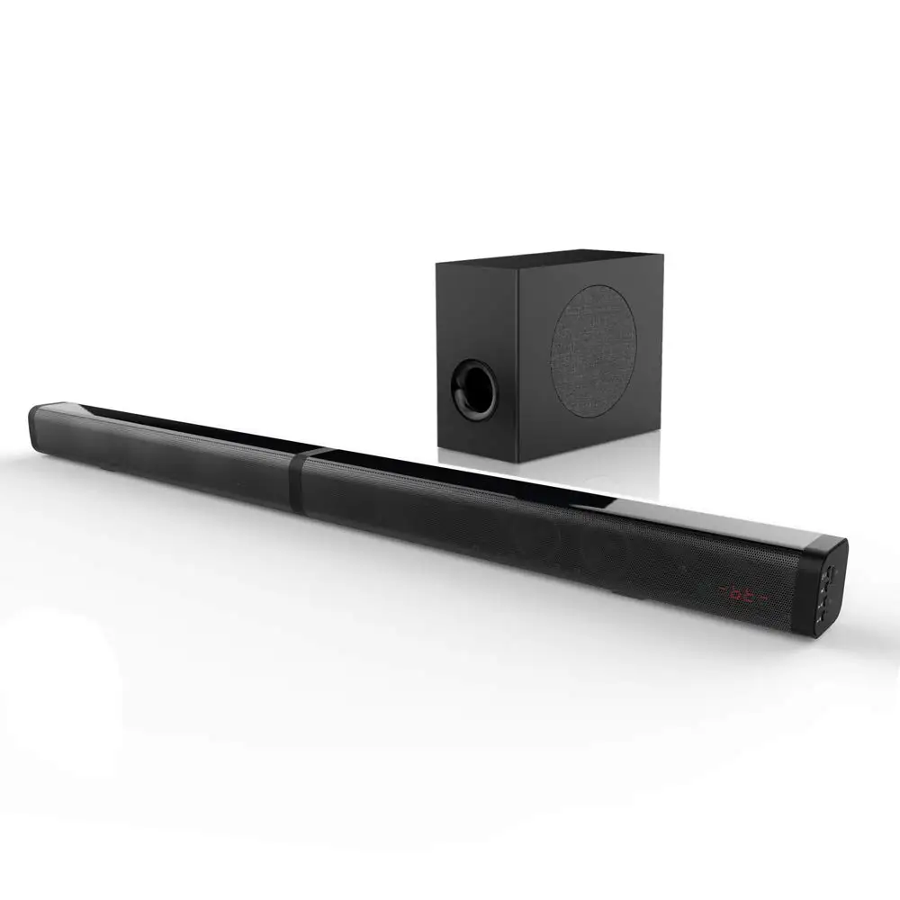 

Samtronic amazon hot sale 80W 2.1ch Detachable soundbar, wireless sound bar speaker for tv home theatre system, Black