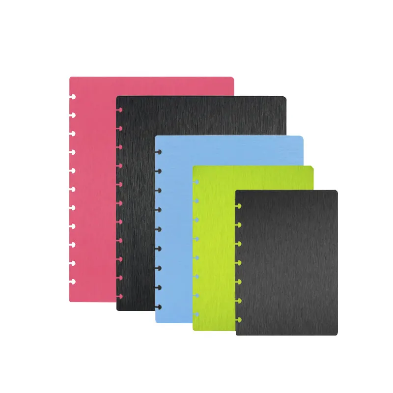 

Custom Color A5 A4 1.5 mm PP Foam Disc Bound Binding Notebook Cover