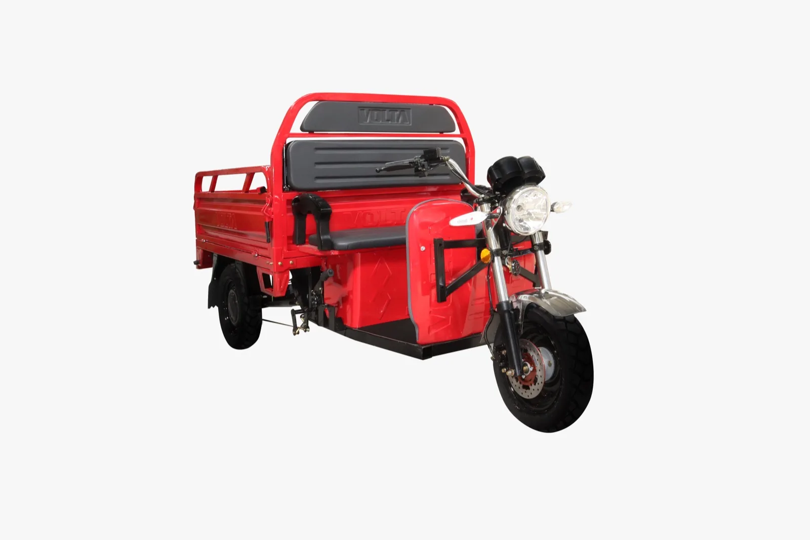 
VOLTA VT5 ELECTRIC THREE WHEEL MOPED CARGO TRANSPORTER RED - MADE IN TURKEY 