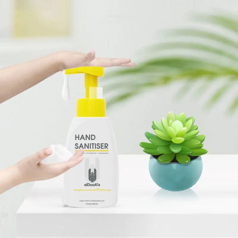 
aiDooKiz Moisturizing Hand Wash for Baby Plant-Based Gentle Cleanser with Aloe Essential 