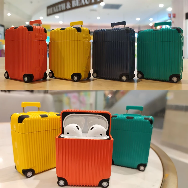 

Aluminum Suitcase For Airpod Case Silicone For Apple Airpod Case For Airpods Case