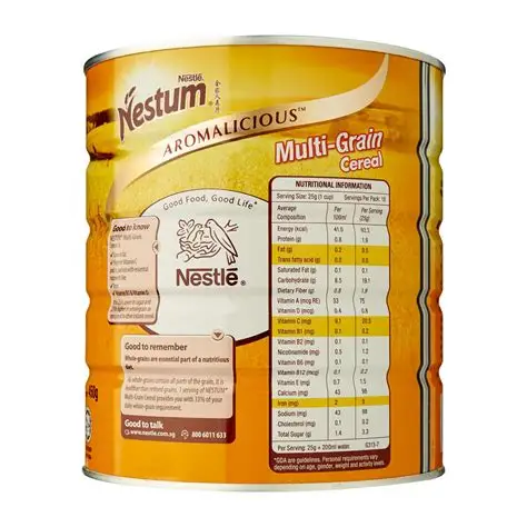 Nestum 3 In 1 Nutrition Facts Nestle Nestum 3 In 1 Instant Cereal Milk Drink Original Ntuc Fairprice Nutritional Target Map For Cereals Nestum Prepared With Water Ojokabehmok