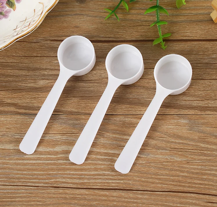 

Free shipping plastic milk powder spoon salt measuring scoop 4g amount spoon, Customized color