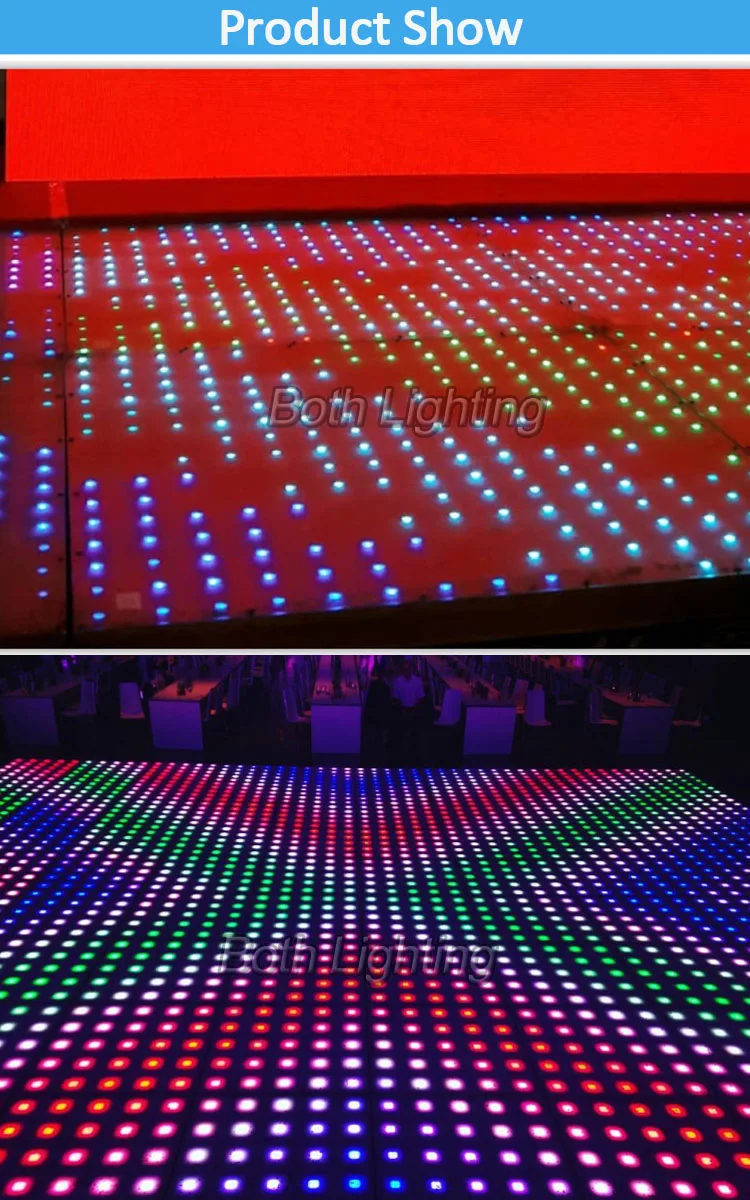 Buy led disco floor lights Wireless led dgital dance floor portable wedding floor\n\n 