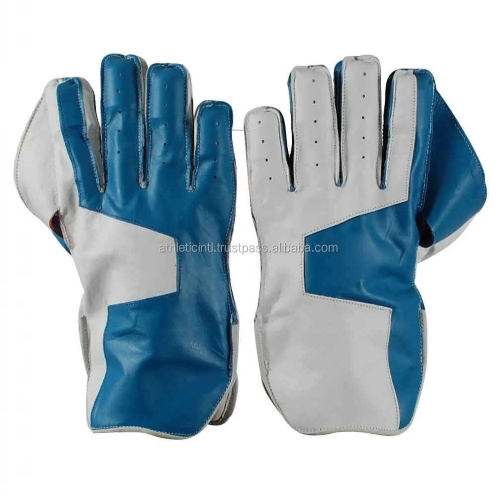 
high quality athletic intl premium cowhide leather wicket keeping Gloves 