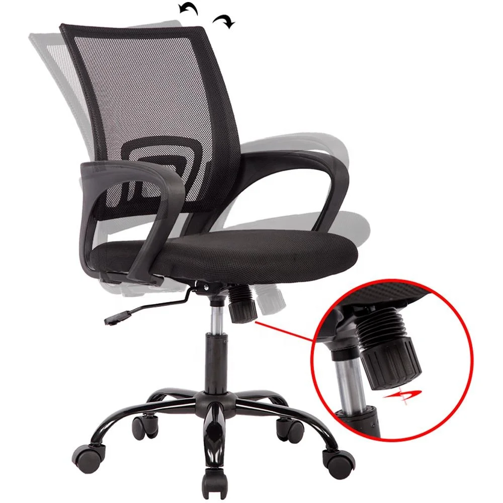 
Hot Sales Black Full Mesh Fabric Chair Computer Office Chair 