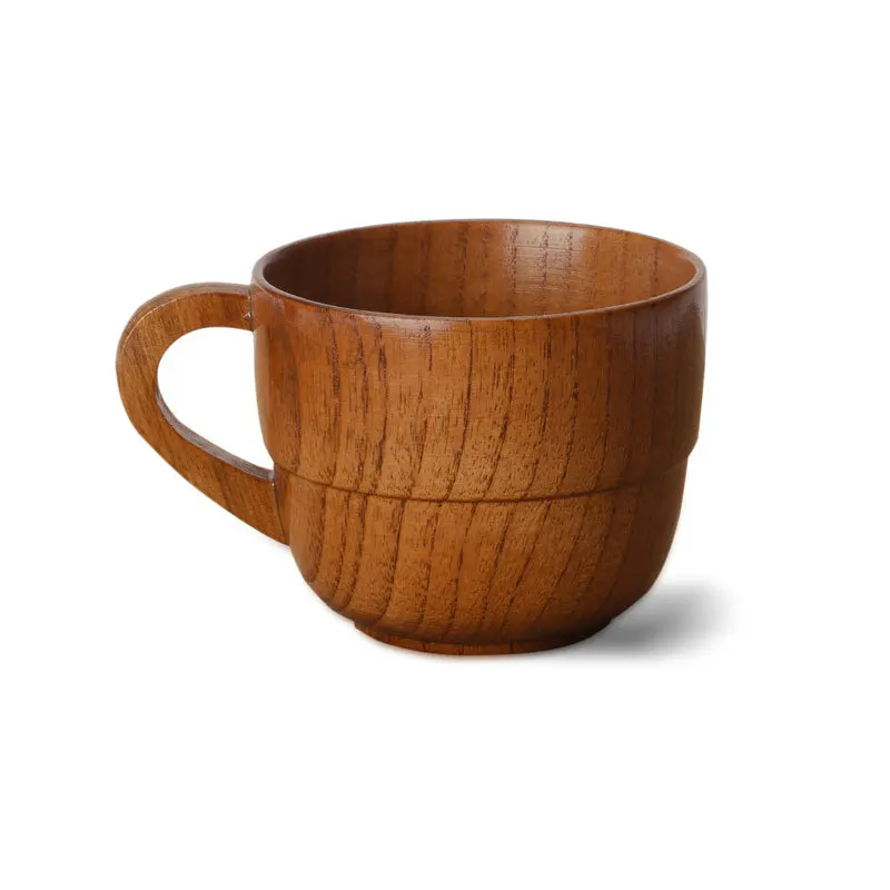 

Wooden Handmade Natural Wood Coffee Tea Beer Wine Juice Milk Water Cup