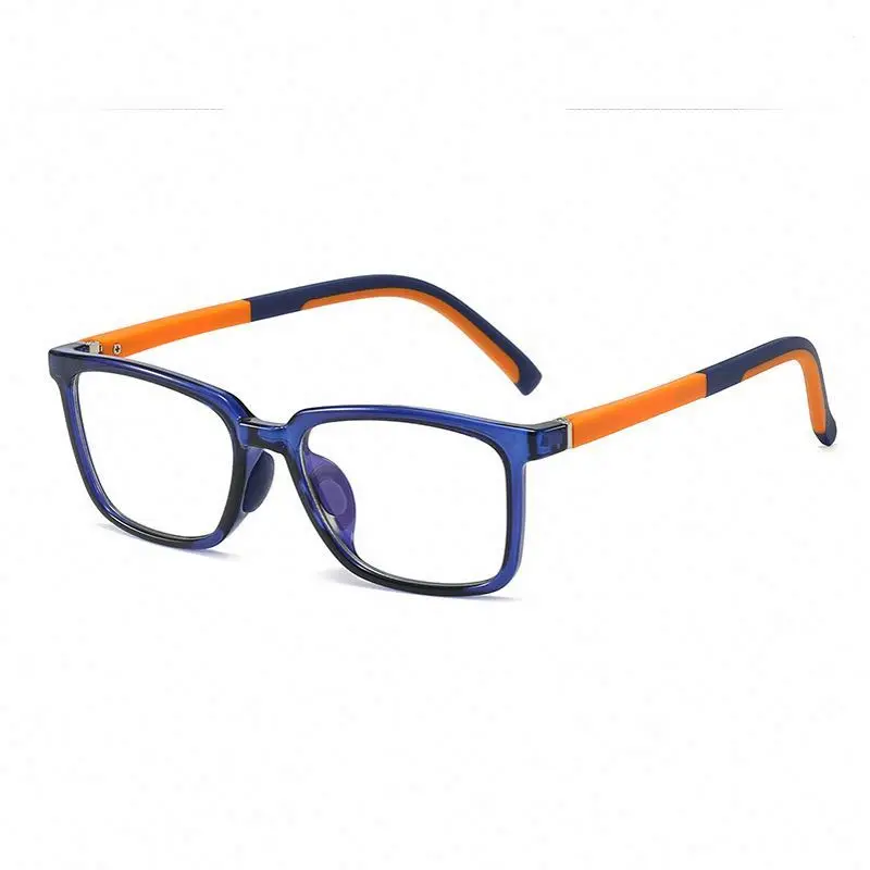 

2021 Hot Sale Fashion Children TR90 Blue Light Blocking Anti Ray Kids Blue Glasses Anti Blue Light