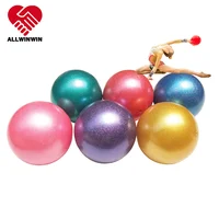 

Allwinwin RGB01 Rhythmic Gymnastics Ball - Glittery Surface 13/15/16.5/19cm Amazon Exercise Equipment