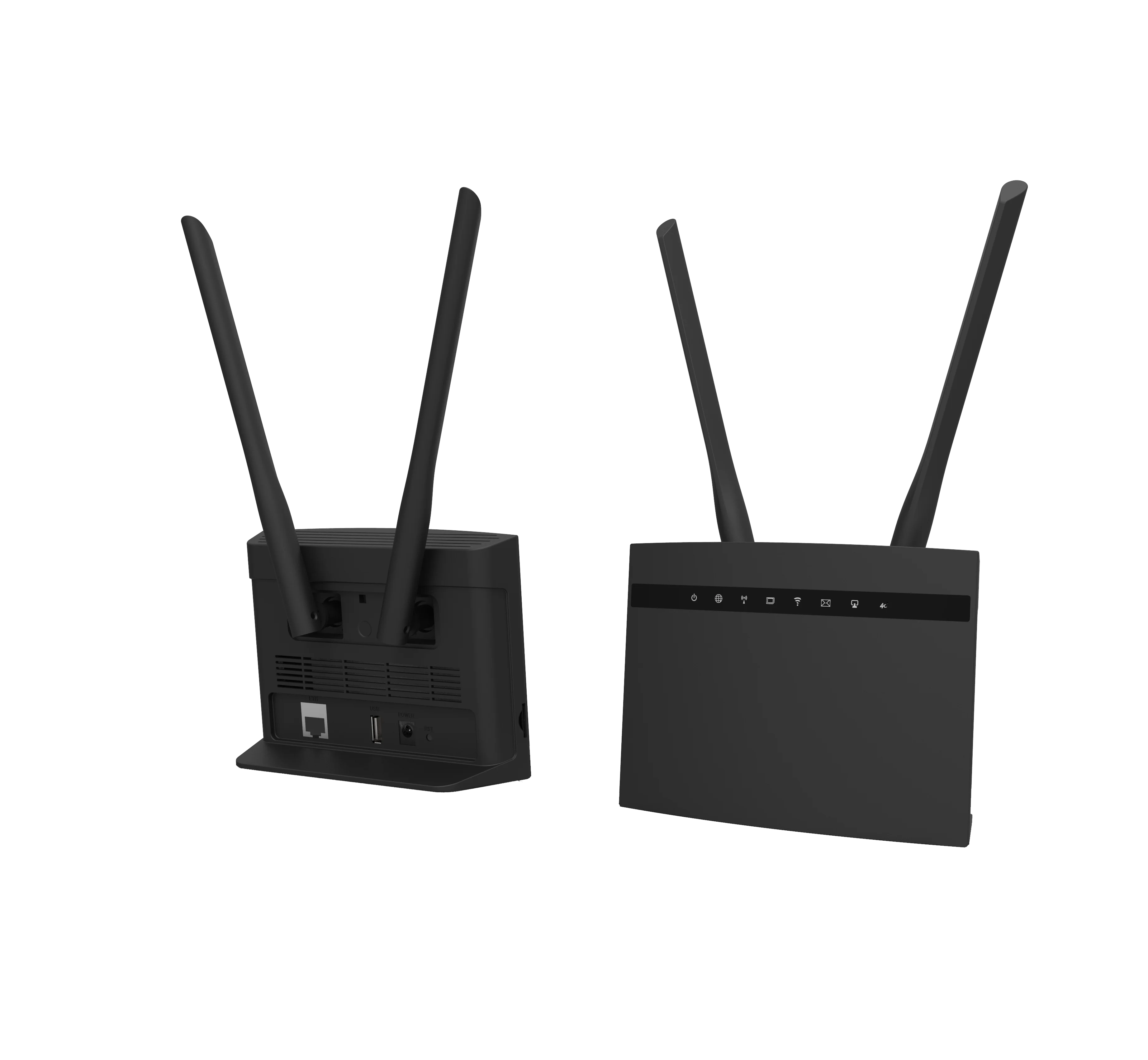 

High quality 12V/1A FDD TDD SIM function wireless 3g 4g lte router with external antenna, Black/white