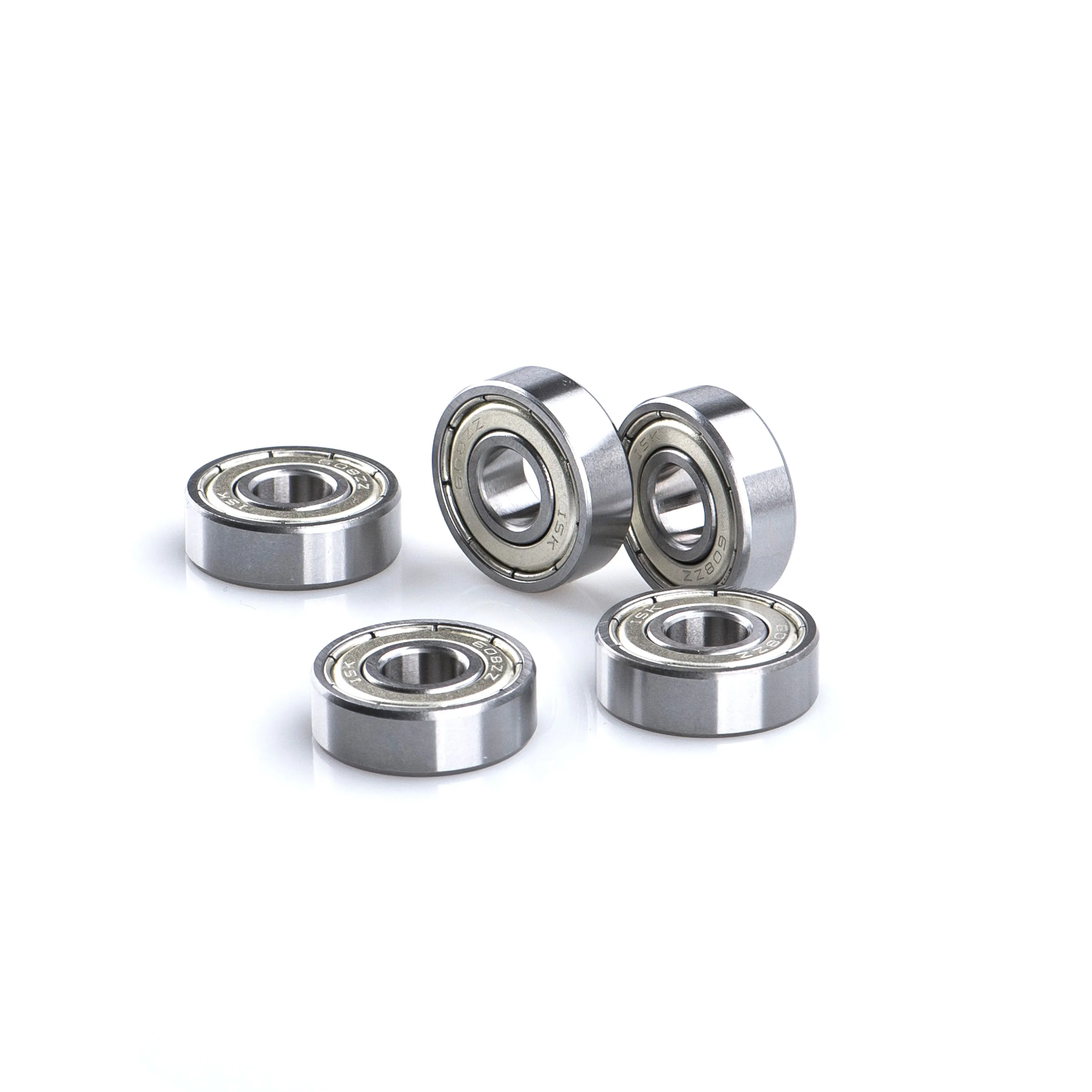 VXB 608-2RS Chrome Steel Skateboard Bearings – 8mm X 22mm X 7mm – Pack Of 8 (Pack#130)