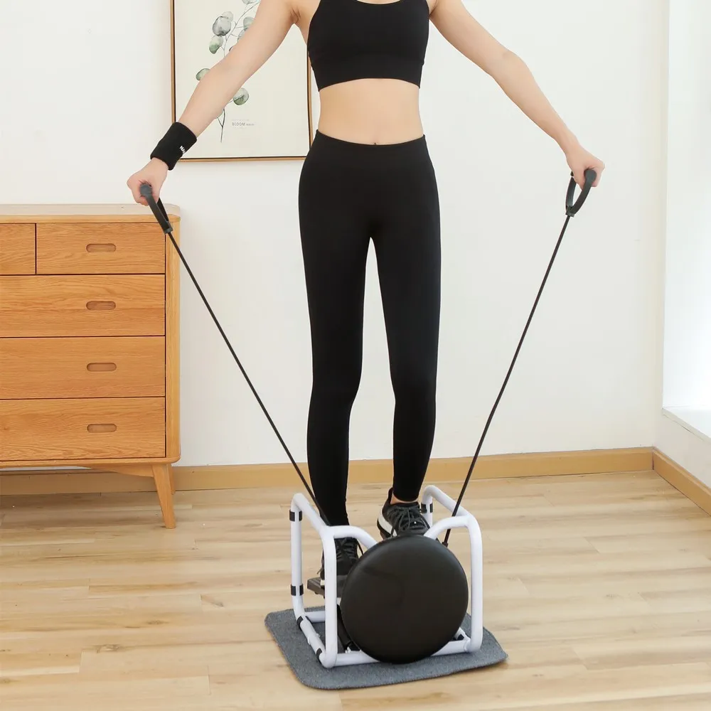 

Geared Mini Elliptical Balance 12V Dc Gym Twist Motor Mini Aerobic Exercise Stepper With Resistance Bands