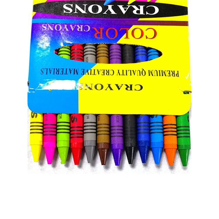 
Wholesale coloring wax crayons set for kids 