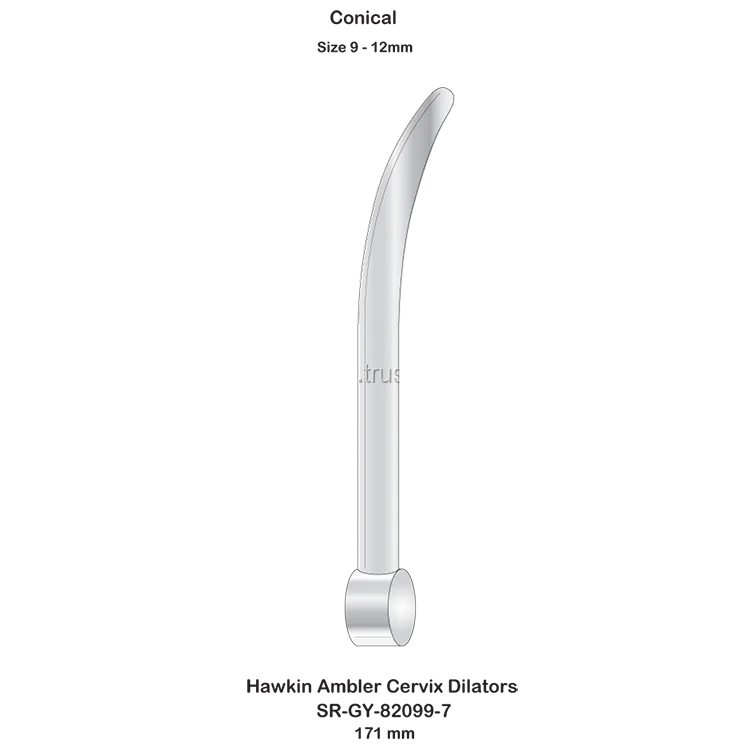 Hawkin Ambler Cervix Dilators Gynecological Obstetrics High Grade Stainless Steel Surgical