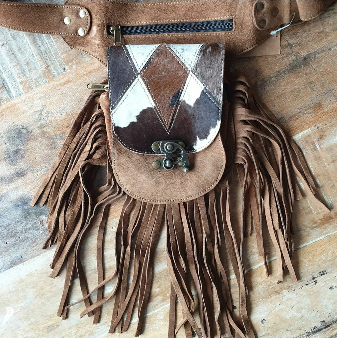 womens leather hip bag