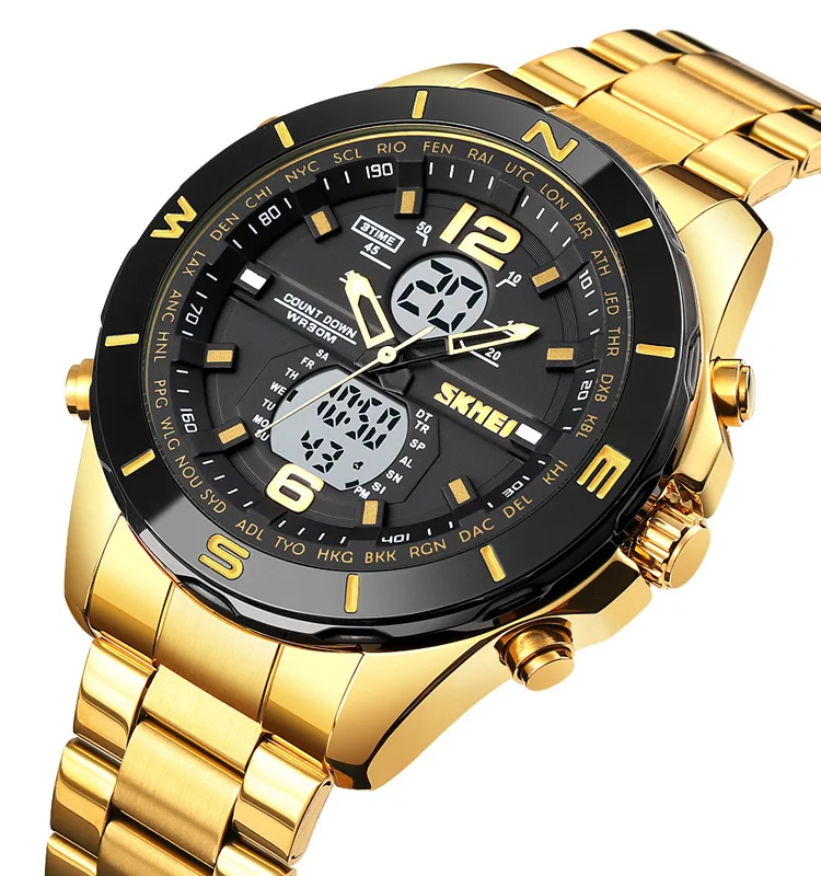 

SKMEI 1670 modern digital men big mens waterproof Digital Dual Time Watch