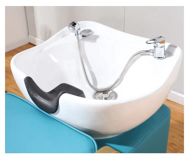 Great Foshan Factory Most Popular Fancy Design Comfortable Hair Chair Salon Furniture Bed Salon Shampoo Bowl And Chair