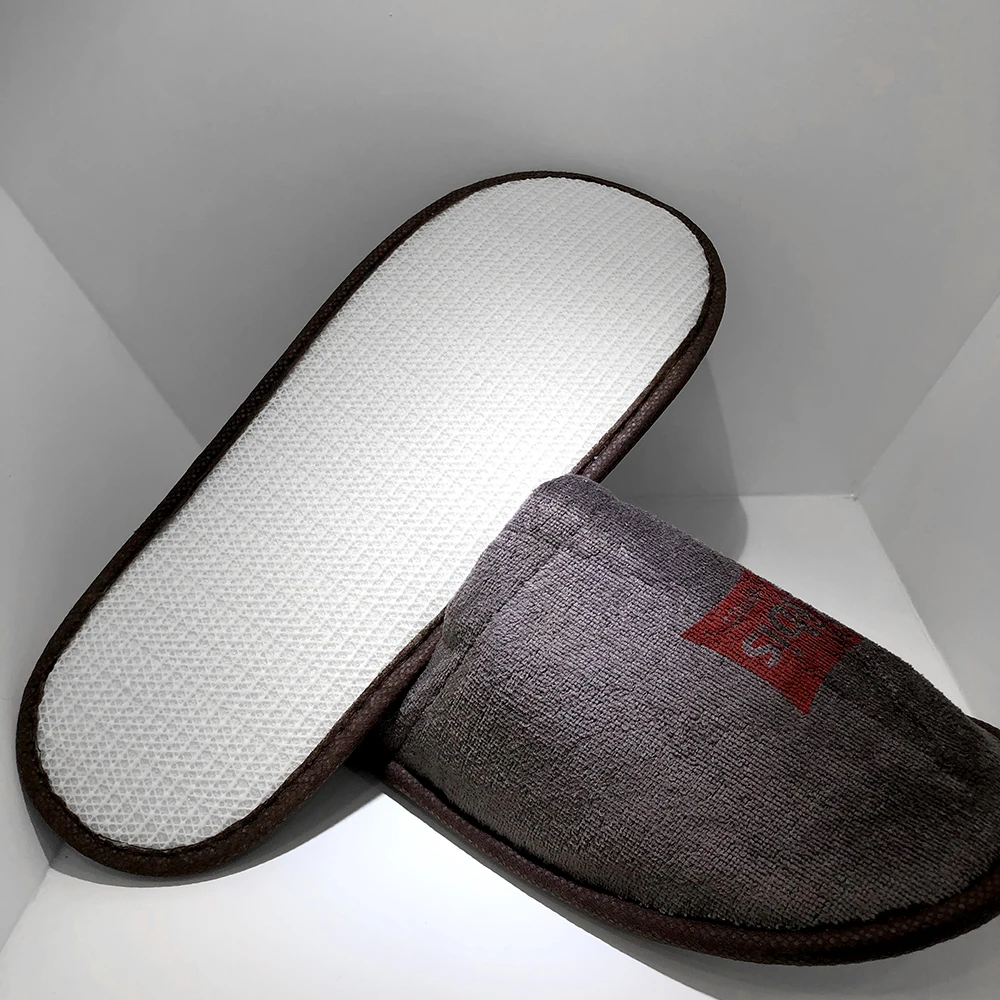 
Black Cotton Slippers for women men Hotel Disposable fashion Slippers home slippers for hotel 