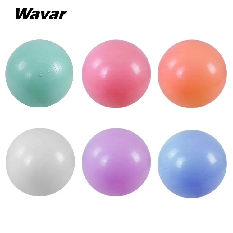 

Frosted Environmental protection PVC yoga ball used for Body exercise, Purple