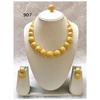 Elegant Colored Gold Bijoux African Collection Jewellery Set Bridal