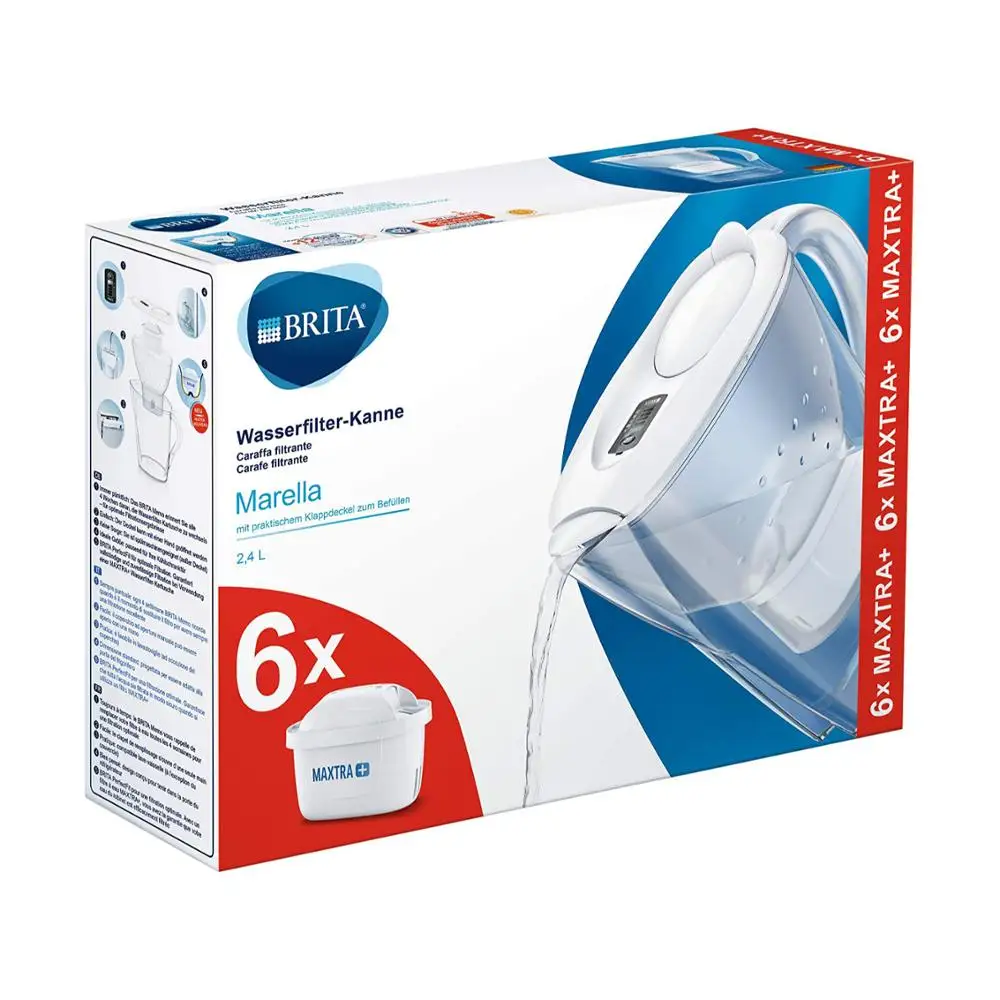 
Brita Marella Water Pitcher + 6 Filter 