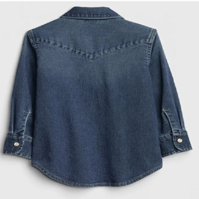 
Baby boys Long Sleeve Denim Shirt 