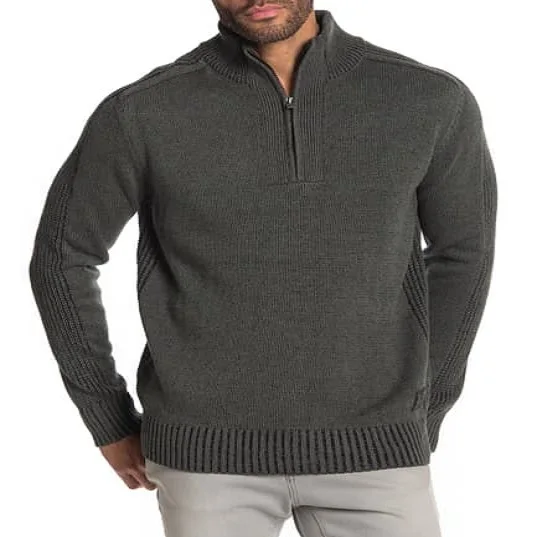 men's half zipper pullover