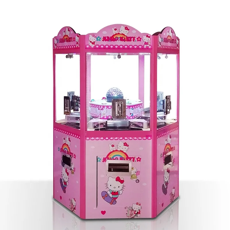 

wholesale coin pusher machine pushing coins machine for 6 players, As picture