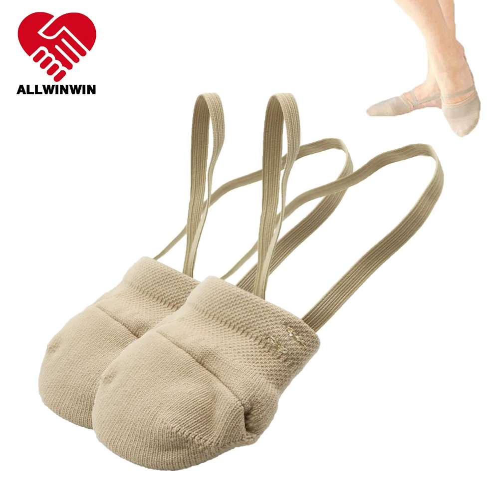 

ALLWINWIN RGS01 Rhythmic Gymnastics Half Shoes - Size XS Socks Dance