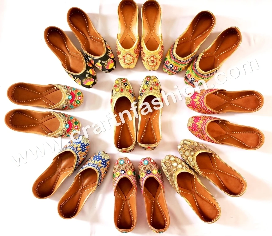 Women Leather Flat Shoes/indian Shoes/punjabi Jutti/summer Traditional Flat  Shoes/ballet Flats/muslim Shoes/bridal Khussa Women Sandals - Etsy