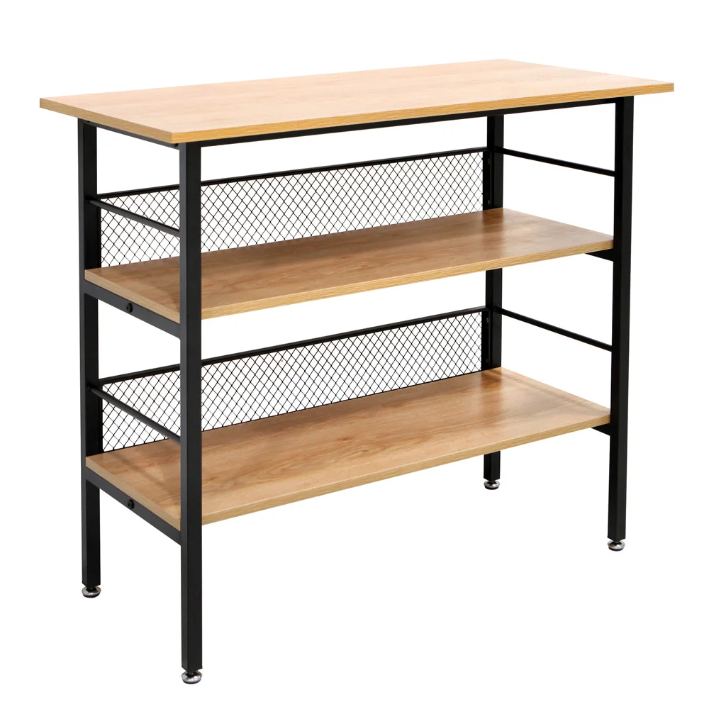 Industrial Modern Design Bar Table,Kitchen Home Wooden Iron Metal High Bar Table Furniture Buy