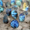 Wholesale labradorite druzy silver overlay ring ladies rings natural labradorite ring light dimmable slip ring