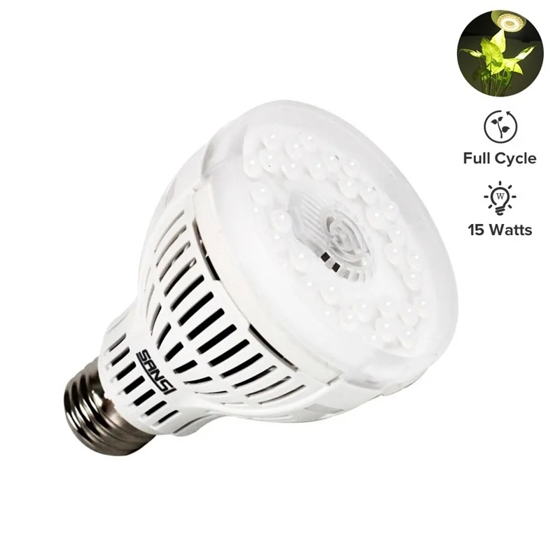 E27 10W 15W 30W 40W E26 E27 CRI 95 Ceramic Full Spectrum Led Grow Light Bulb for indoor garden Greenhouse Lamp LED Grow lamp