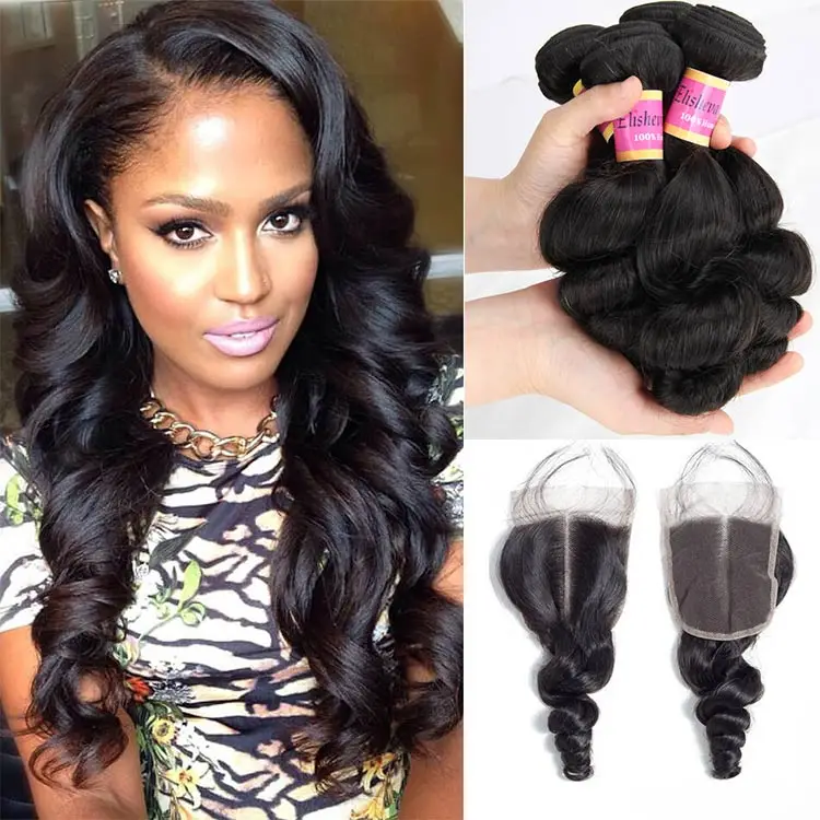 

8 a Great Wavy Human Hair Blend Bundles Remy Brazilian Mink 22 Inches Remy Hair,10a Grade Virgin Human Hair Silky Soft, Natural colors