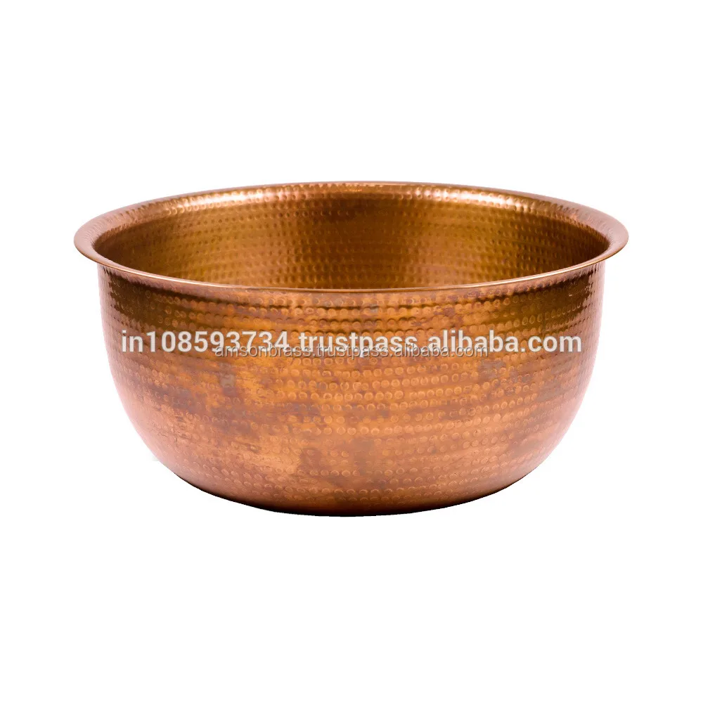 Large Foot Spa Hammered Copper Pedicure Modern Bowl Buy Large Foot