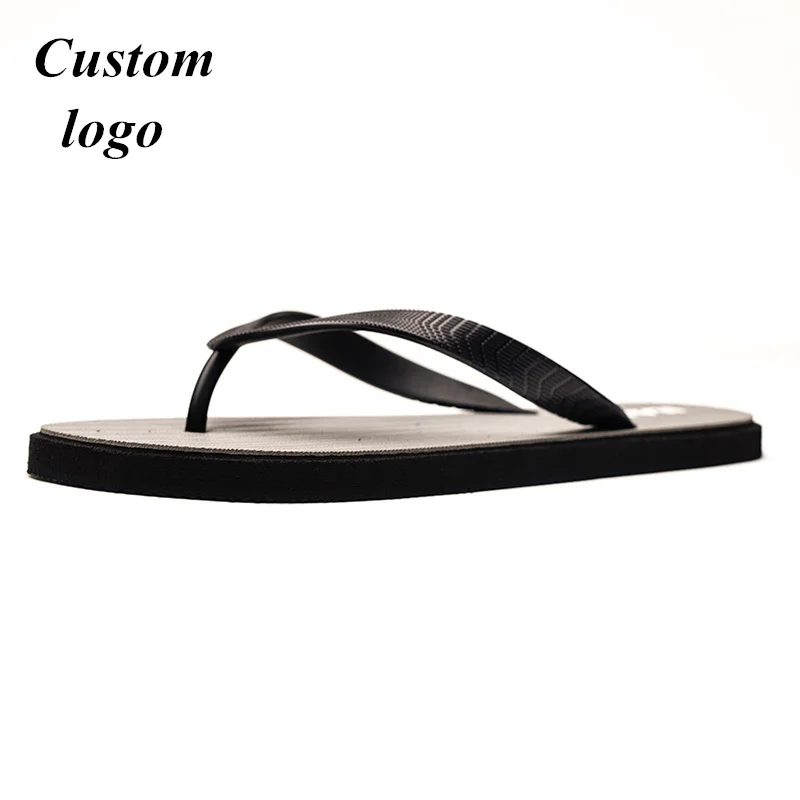

Wholesale Factory Price Beach fashion men's slippers casual leather summer flip-flops men's shoes Custom Logo slipper