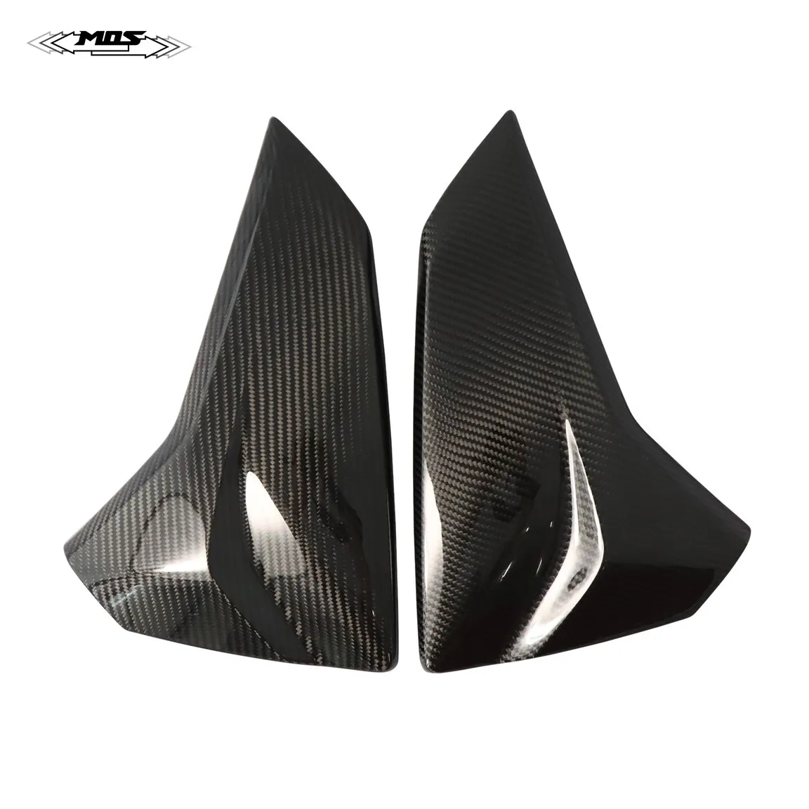 

MOS Carbon Fiber Radiator Cowl Covers for BMW G310R 2016-2020, Black