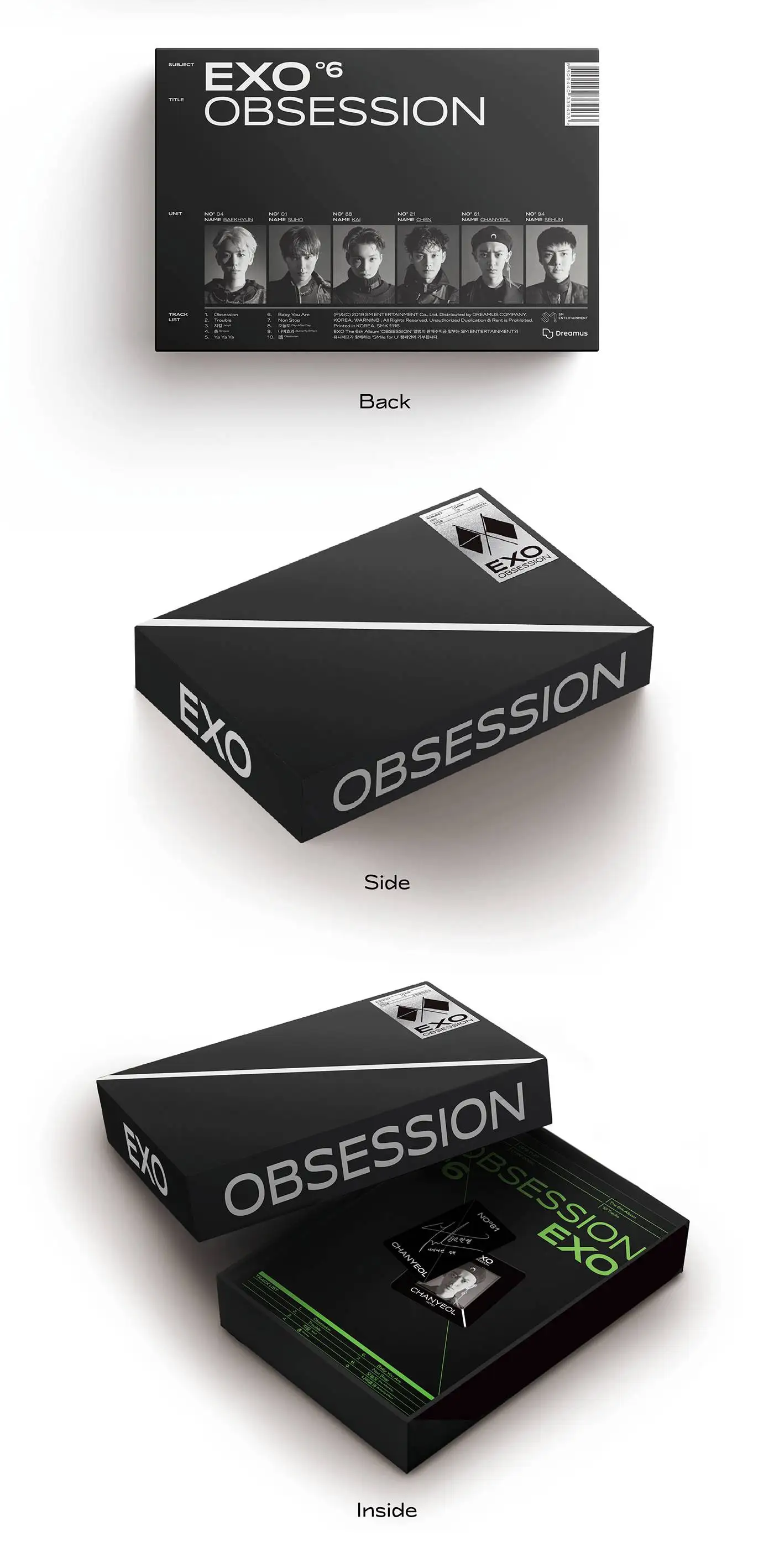 [official Kpop]exo Album Obsession (6th Album) Wholesale Buy Kpop K